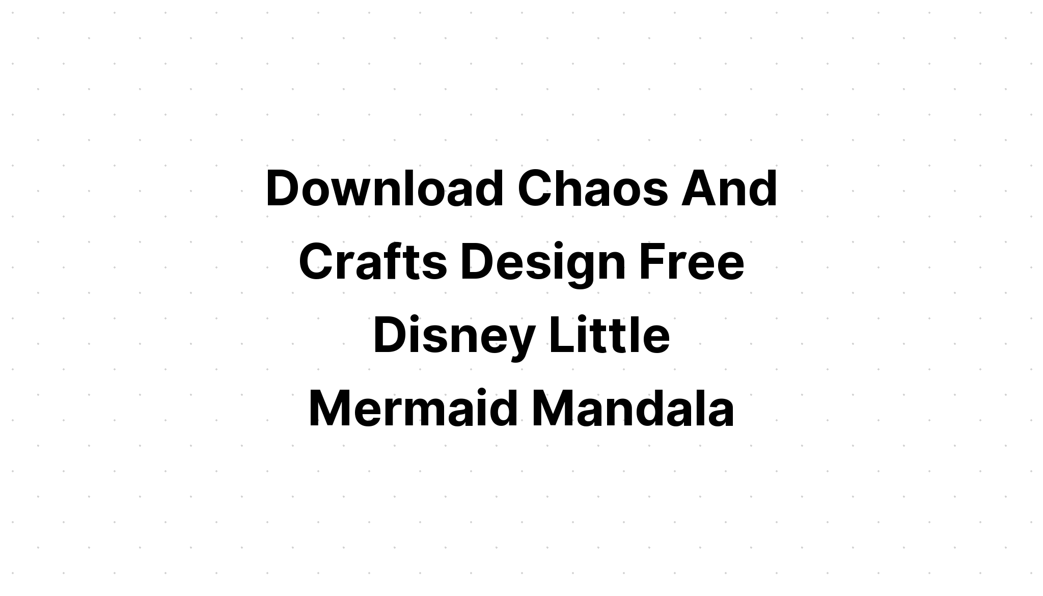 Download Mandala Mermaid Svg Free For Crafters - Free Layered SVG Files